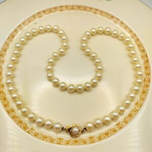 Vintage Elegant Faux Pearl Necklace
